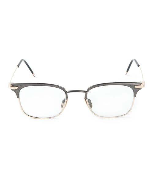 THOM BROWNE（トムブラウン）の「Thom Browne - スクエア 眼鏡フレーム 