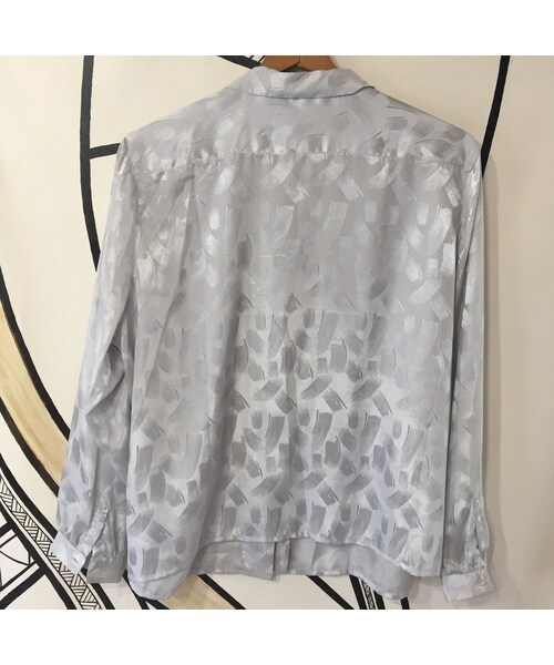 キュウリガン（キュウリガン）の「【個性的】ヴィンテージ 開襟柄シャツ＆袴パンツ キュロット セットアップ（セットアップ・メンズ・その他）」の3枚目の写真