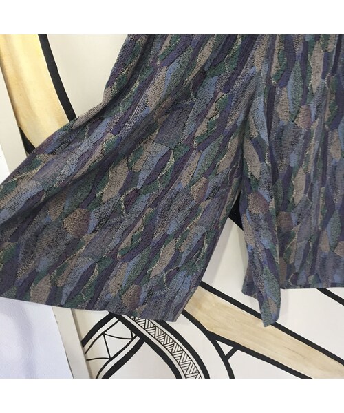 キュウリガン（キュウリガン）の「【個性的】ヴィンテージ 開襟柄シャツ＆袴パンツ キュロット セットアップ（セットアップ・メンズ・その他）」の12枚目の写真