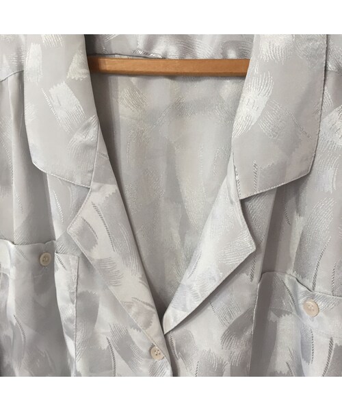 キュウリガン（キュウリガン）の「【個性的】ヴィンテージ 開襟柄シャツ＆袴パンツ キュロット セットアップ（セットアップ・メンズ・その他）」の5枚目の写真