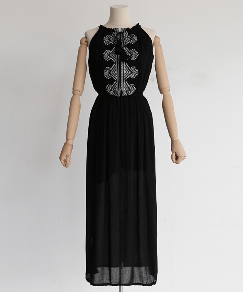 DHOLIC（ディーホリック）の「アメリカンスリーブ刺繍ロングワンピース（ワンピース・レディース・FREE）」の2枚目の写真