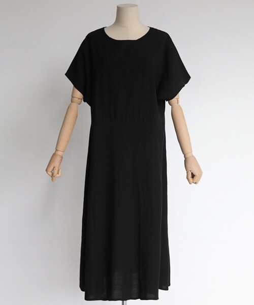 DHOLIC（ディーホリック）の「リネンブレンドフレアロングワンピース（ワンピース・レディース・FREE）」の2枚目の写真