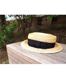 pinon | straw boater(ハット)