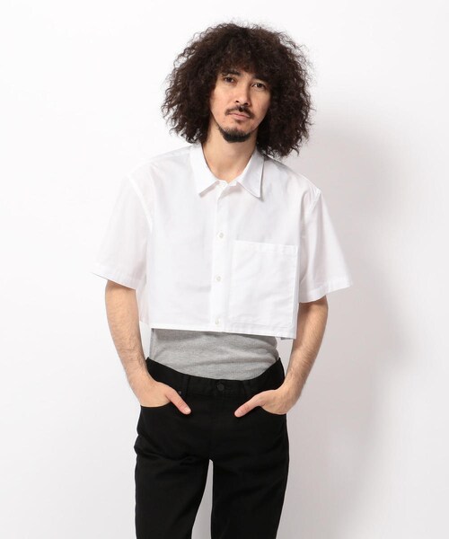 CLASS（クラス）の「CLASS/クラス/別注Venice/ショートシャツ（トップス・メンズ・WHITE/BLACK/GREY/KHAKI・2）」の9枚目の写真