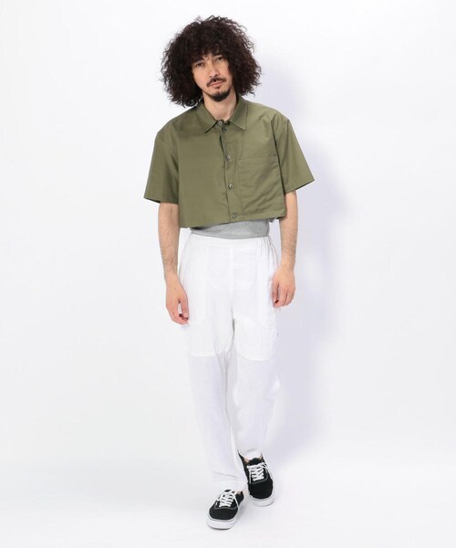 CLASS（クラス）の「CLASS/クラス/別注Venice/ショートシャツ（トップス・メンズ・WHITE/BLACK/GREY/KHAKI・2）」の8枚目の写真