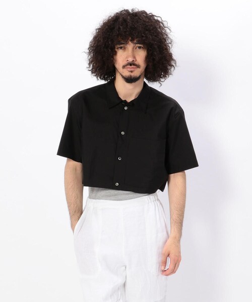 CLASS（クラス）の「CLASS/クラス/別注Venice/ショートシャツ（トップス・メンズ・WHITE/BLACK/GREY/KHAKI・2）」の10枚目の写真