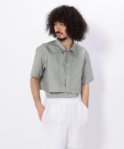 CLASS（クラス）の「CLASS/クラス/別注Venice/ショートシャツ（トップス・メンズ・WHITE/BLACK/GREY/KHAKI・2）」の11枚目の写真