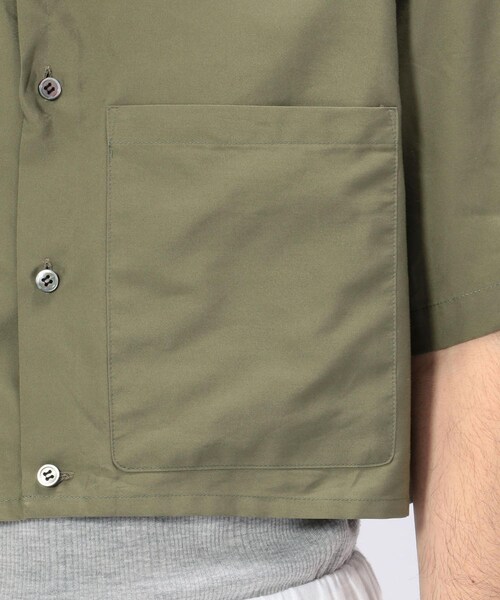 CLASS（クラス）の「CLASS/クラス/別注Venice/ショートシャツ（トップス・メンズ・WHITE/BLACK/GREY/KHAKI・2）」の5枚目の写真