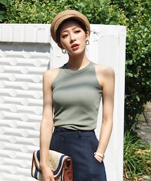 DHOLIC | 6COLORSアメリカンスリーブニット(タンクトップ)