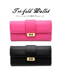 ノーブランド ブラック 三つ折り財布 20170831101206346_215.jpeg