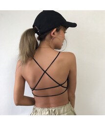 no brand | レイヤードBURAトップ#6074(ブラジャー)