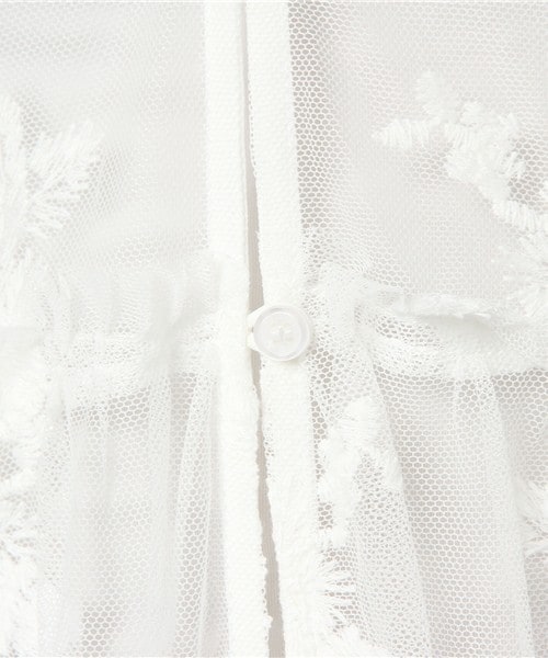 archives（アルシーヴ）の「レースガウン（ワンピース・レディース・オフホワイト/ブラック/シルバーグレー・MEDIUM）」の10枚目の写真