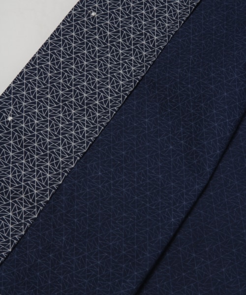 RAGEBLUE（レイジブルー）の「幾何学柄オープンカラーシャツ（トップス・ホワイト/ネイビー）」の14枚目の写真