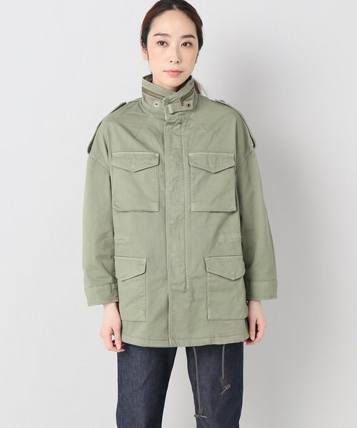 Spick & Span(スピックアンドスパン)の「THE OVERSIZED SIXTY FIVE◆(ジャケット/アウター・カーキ/XS/在庫あり/S)」の4枚目の写真