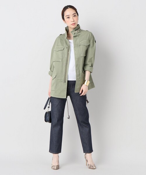 Spick & Span(スピックアンドスパン)の「THE OVERSIZED SIXTY FIVE◆(ジャケット/アウター・カーキ/XS/在庫あり/S)」の3枚目の写真