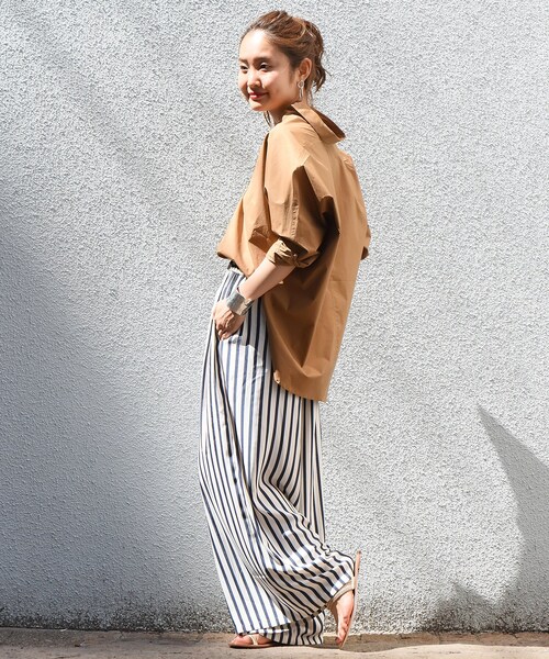 Spick & Span（スピックアンドスパン）の「THE SHIRT17 2Wayシャツ（トップス・キャメル/XS/残り3点/S/在庫あり）」の17枚目の写真