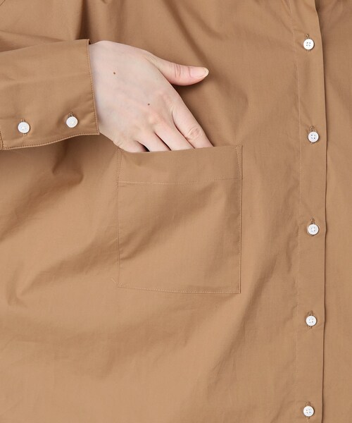 Spick & Span（スピックアンドスパン）の「THE SHIRT17 2Wayシャツ（トップス・キャメル/XS/残り3点/S/在庫あり）」の8枚目の写真