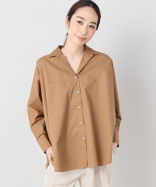 Spick & Span（スピックアンドスパン）の「THE SHIRT17 2Wayシャツ（トップス・キャメル/XS/残り3点/S/在庫あり）」の16枚目の写真