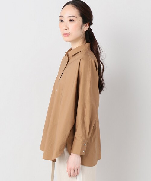 Spick & Span（スピックアンドスパン）の「THE SHIRT17 2Wayシャツ（トップス・キャメル/XS/残り3点/S/在庫あり）」の5枚目の写真