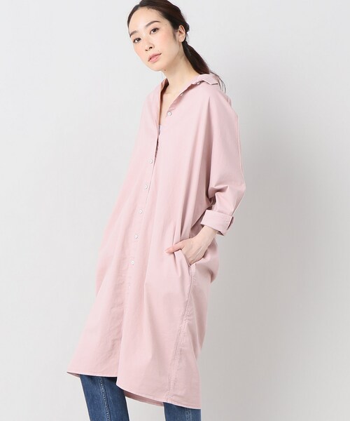 Spick & Span（スピックアンドスパン）の「THE SHIRT16 ロングシャツ（トップス・ベージュ/S/残り1点）」の2枚目の写真