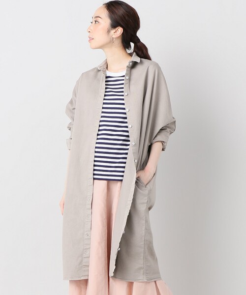 Spick & Span（スピックアンドスパン）の「THE SHIRT16 ロングシャツ（トップス・ベージュ/S/残り1点）」の17枚目の写真