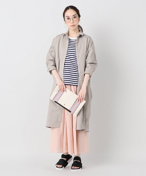 Spick & Span（スピックアンドスパン）の「THE SHIRT16 ロングシャツ（トップス・ベージュ/S/残り1点）」の3枚目の写真