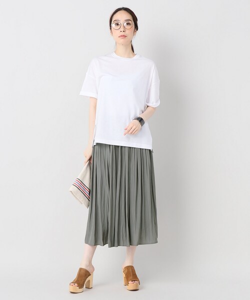 Spick & Span（スピックアンドスパン）の「PEシフォンギャザーパンツ◆（パンツ・キャメル/36/在庫あり/38）」の6枚目の写真