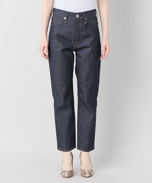 Spick & Span(スピックアンドスパン)の「THE EIGHTYS HighriseTapered(パンツ・ネイビー/8/在庫なし/XS/残り1点/S/取り寄せ/M/L)」の4枚目の写真