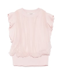 FURFUR（ファーファー）の「チュールレイヤフリルスリーブプル