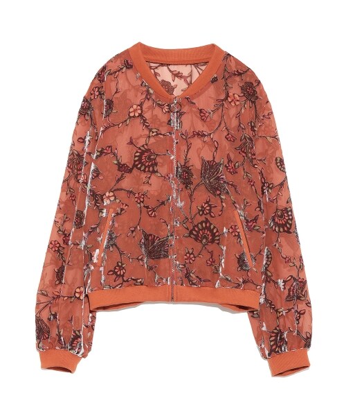Lily Brown - 未使用完売品☆花柄オパールブルゾン LILY BROWN（リリーブラウン）の「花柄オパールブルゾン（ブルゾン