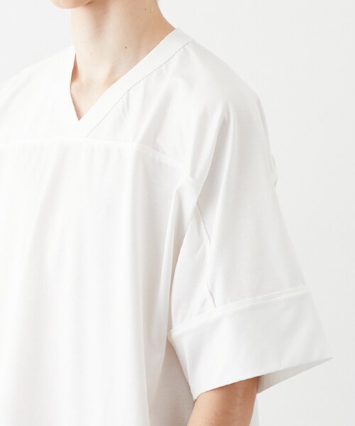 KIIT（キート）の「【6/17入荷予定】VネックパインピングTEE（その他・メンズ・BLK/WHT・1/2）」の8枚目の写真