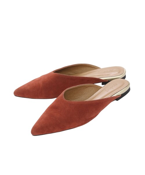 Ungrid(アングリッド)の「ポインテッドフラットシューズ(シューズ・レディース・ブラック/オレンジ/イエロー)」の3枚目の写真