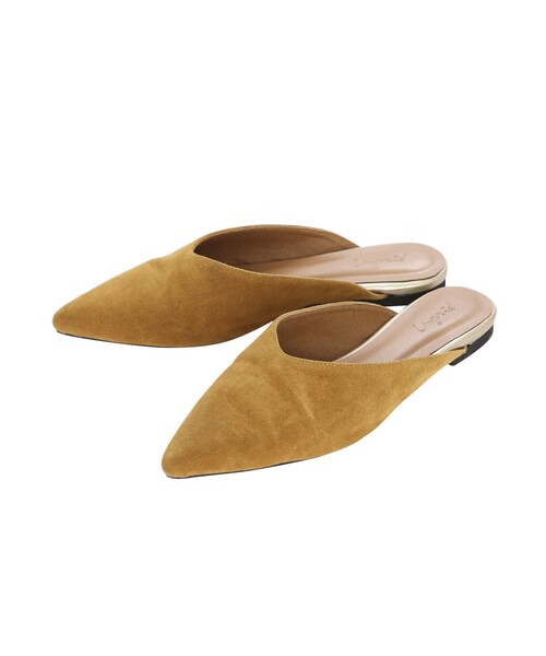 Ungrid(アングリッド)の「ポインテッドフラットシューズ(シューズ・レディース・ブラック/オレンジ/イエロー)」の2枚目の写真