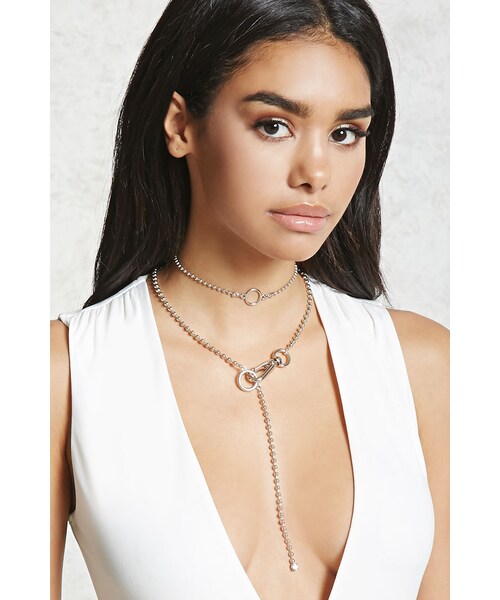 FOREVER 21（フォーエバー トゥエンティーワン）の「F21 x Maripolフォトグラフィックスリップワンピース（その他・レディース・WHITE/BLACK・S/M/L/ONE SIZE/ML/6/7/8/9/10）」の5枚目の写真