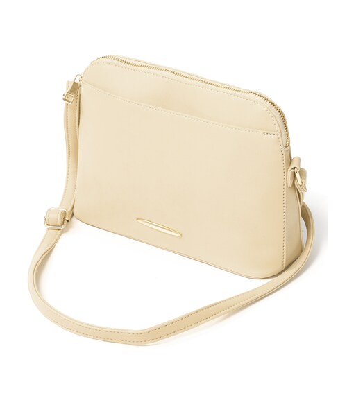 GRL（グレイル）の「ゴールドポイントショルダーバッグ（ショルダーバッグ・レディース・ブラック/アイボリー/ボルドー/レッド/イエロー/ピンク/グリーン/ネイビー/ベージュ/キャメル・F）」の2枚目の写真