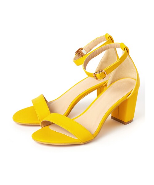 GRL（グレイル）の「アンクルストラップサンダル（サンダル・レディース・ホワイト/ブラック/レッド/イエロー/ピンク/グリーン/ベージュ/キャメル/シルバー/ブラウン・24.5）」の7枚目の写真