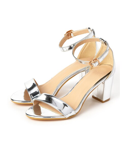 GRL（グレイル）の「アンクルストラップサンダル（サンダル・レディース・ホワイト/ブラック/レッド/イエロー/ピンク/グリーン/ベージュ/キャメル/シルバー/ブラウン・24.5）」の10枚目の写真