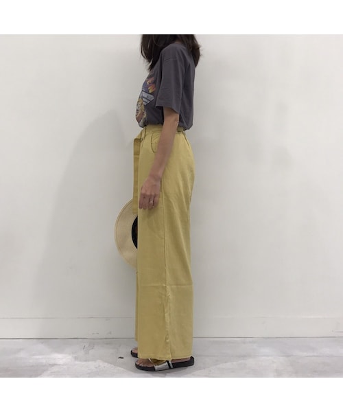 copine（コピン）の「ベルト付きリネンワイドパンツ（3color）【クリックポスト対象商品】（その他パンツ・レディース・その他）」の8枚目の写真