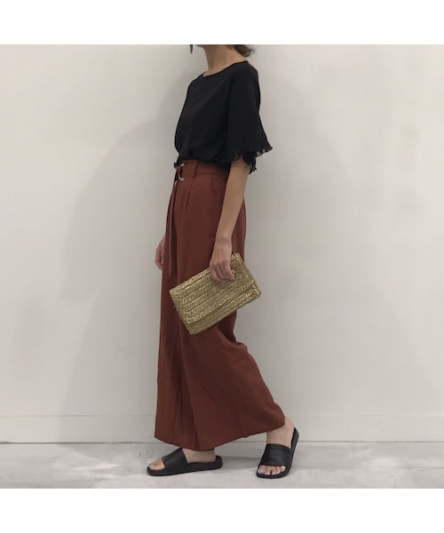 copine（コピン）の「ベルト付きリネンワイドパンツ（3color）【クリックポスト対象商品】（その他パンツ・レディース・その他）」の6枚目の写真