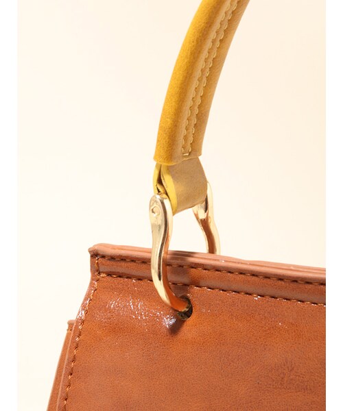 31 Sons de mode（トランテアン　ソン　ドゥ　モード）の「★6/19(月)13時までポイント5倍★ワンハンドルバッグ（バッグ・レディース・ピンク/キャメル/ネイビー・フリー）」の13枚目の写真