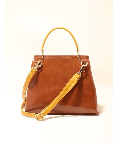 31 Sons de mode（トランテアン　ソン　ドゥ　モード）の「★6/19(月)13時までポイント5倍★ワンハンドルバッグ（バッグ・レディース・ピンク/キャメル/ネイビー・フリー）」の11枚目の写真