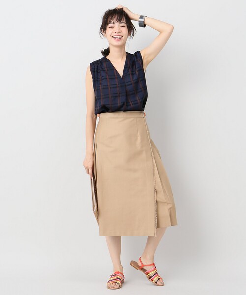 Spick & Span（スピックアンドスパン）の「チェック ギャザー