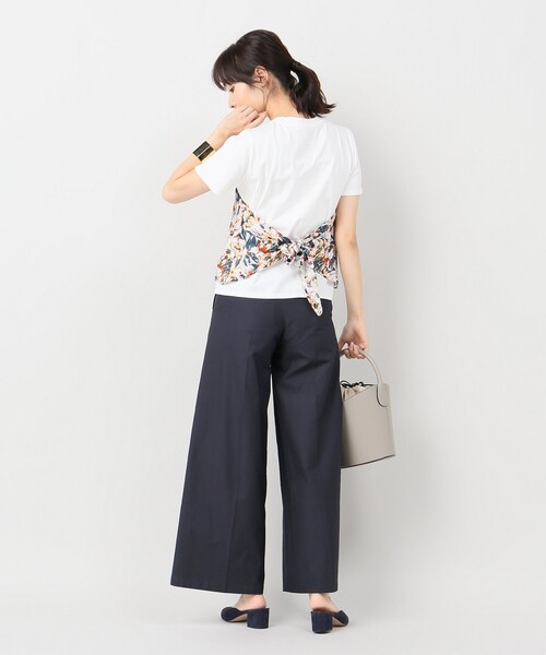 Spick & Span（スピックアンドスパン）の「プリントレイヤードT◆（トップス・ブラック/フリー/在庫あり）」の6枚目の写真