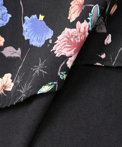 Spick & Span（スピックアンドスパン）の「プリントレイヤードT◆（トップス・ブラック/フリー/在庫あり）」の13枚目の写真