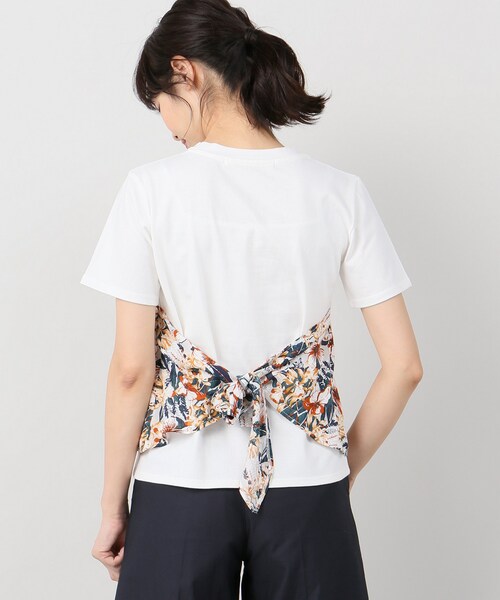 Spick & Span（スピックアンドスパン）の「プリントレイヤードT◆（トップス・ブラック/フリー/在庫あり）」の9枚目の写真