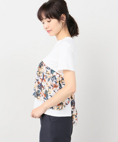 Spick & Span（スピックアンドスパン）の「プリントレイヤードT◆（トップス・ブラック/フリー/在庫あり）」の8枚目の写真