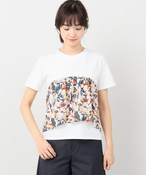 Spick & Span（スピックアンドスパン）の「プリントレイヤードT◆（トップス・ブラック/フリー/在庫あり）」の7枚目の写真