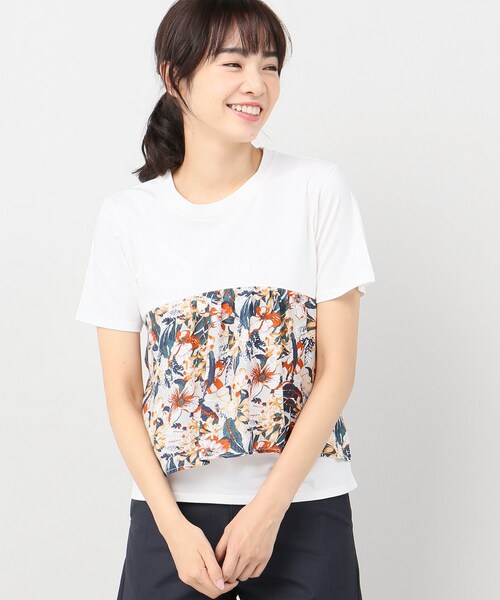 Spick & Span（スピックアンドスパン）の「プリントレイヤードT◆（トップス・ブラック/フリー/在庫あり）」の16枚目の写真