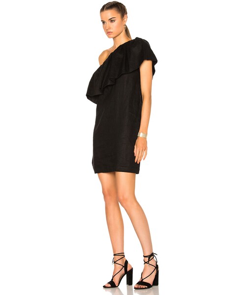 Mara Hoffman（マラホフマン）の「Mara Hoffman One Shoulder Mini Dress（ワンピース・レディース・Black・0/2）」の2枚目の写真