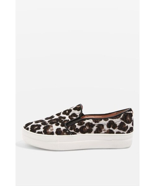 topshop leopard sneakers